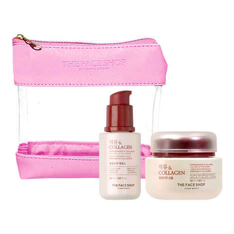 Buy The Face Shop Anti-Aging Defence Kit Combo of 3 - Purplle