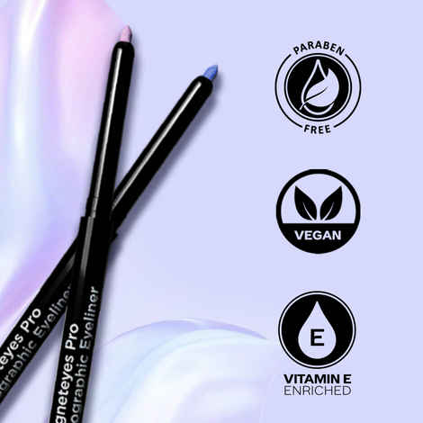 Buy FACES CANADA Magneteyes Pro Holographic Eyeliner - Purple Rain 03, 0.25 gm | Multichrome / Duochrome Eyeliner | Metallic & Shimmer Finish | Longlasting | Waterproof & Smudgeproof - Purplle