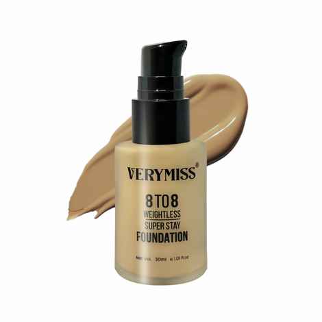 Buy Verymiss 8 To 8 Weightless Super Stay Foundation - 114 Beige 30 Millilitres - Purplle