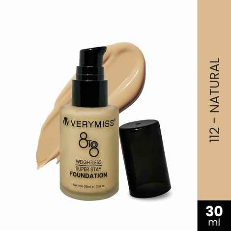 Buy Verymiss 8 To 8 Weightless Super Stay Foundation - 112 Natural 30 Millilitres - Purplle