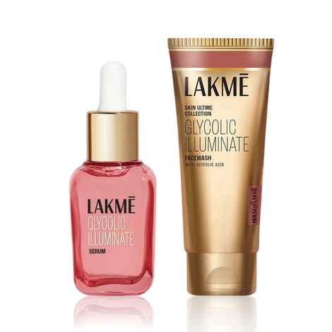 Buy Lakme Glycolic Illuminate Serum 15 ml + Facewash 100 gm - Purplle