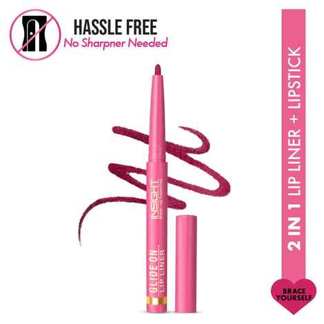 Buy Insight Cosmetics Glide On Lip Liner - Brace Yourself (0.3 gm) - Purplle