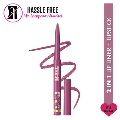 Buy Insight Cosmetics Glide On Lip Liner - It's Drag (0.3 gm) - Purplle