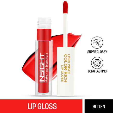 Buy Insight Cosmetics Long Wear Color Rich Lip Gloss - Bitten (4 ml) - Purplle