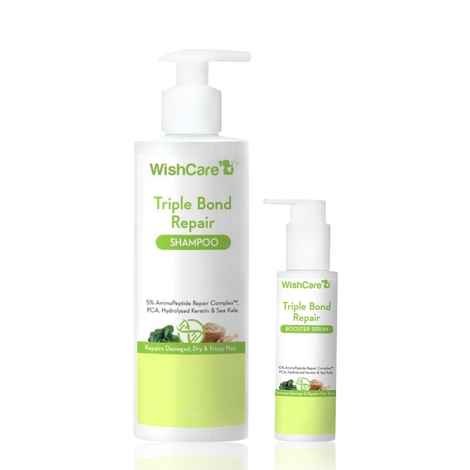 Wishcare Triple Bond Repair Combo - for Dry & Frizzy Hair with Amino Peptide for Damaged Hair Combo of 2