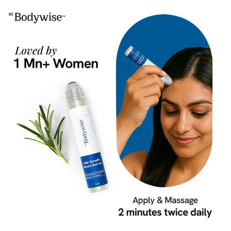 Be Bodywise Hair Growth Serum Roll On - 25ml
