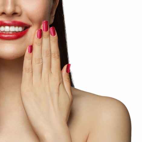 Buy Sanfe Instant Stick On Nails - Heart | 24 Pcs Reusable Artificial Fake Nail Set/Extensions | Quick, Lightweight, Salon Look, Lasts upto 3 weeks | For Festivals & Special Occasions - Purplle