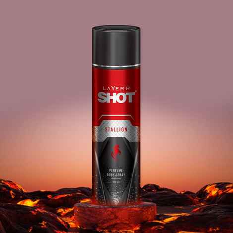 Buy Layerr Shot Perfume for Men - STALLION 120 ml - Purplle