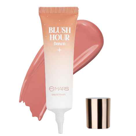 Buy MARS Liquid Blush Hour | Dewy-Matte Finish | Highly Pigmented | Lightweight & Long-Lasting Formula | Effortless Application (12 ml) (01-DAWN) - Purplle