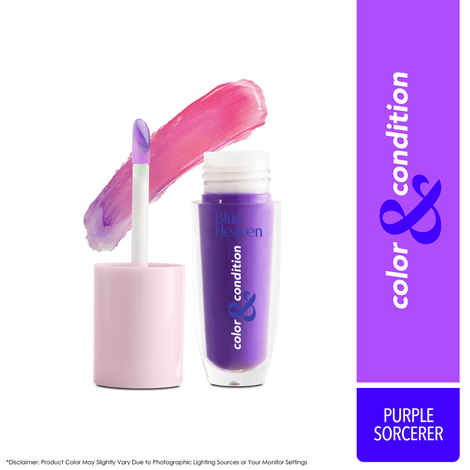 Buy Blue Heaven Color & Condition Tinted Lip Oil, Purple Sorcerer, 4.2 ml - Purplle