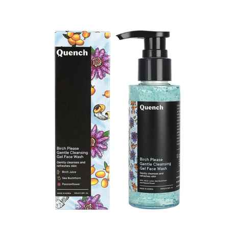 Buy Quench Botanics Birch Please Gentle Cleansing Gel Face Wash - 100 ml - Purplle