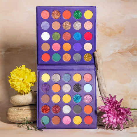 Ronzille Professional 50 Color Eyeshadow kit (Floral) 50 gm