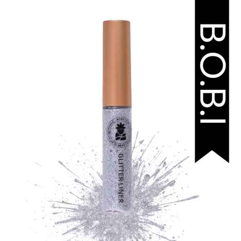 Buy B.O.B.I. Glitter Eyeliner Silver | Diamond Sparkle Finish | Waterproof Long Wear | Quick Dry Smudgeproof | Felt-Tip Precision | Cruelty-Free Paraben-Free- 5 ml - Purplle