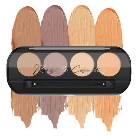 Buy Ronzille 4 IN ONE Base Concealer Palette Shade B - Purplle
