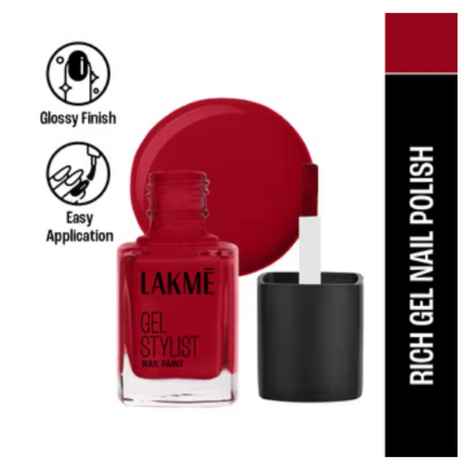 Lakme Gel Stylist Nail Paint Fireside (12 ml)