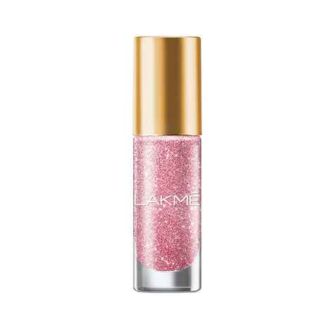Buy Lakme Glitterati Collection Nail Paint Blushing Pink 6 ml - Purplle