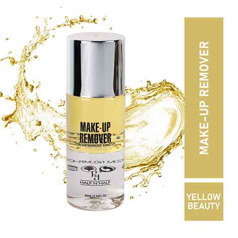 Half N Half Make-up Remover for Waterproof Make-up, Yellow Beauty (95 ml)