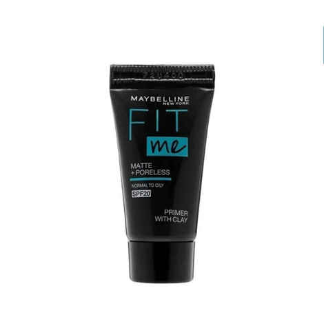 Maybelline New York Primer, Oils Absorbing, Moisturises and Smooths Skin, Long-lasting, Fit Me Matte + Poreless Finish, 5 ml