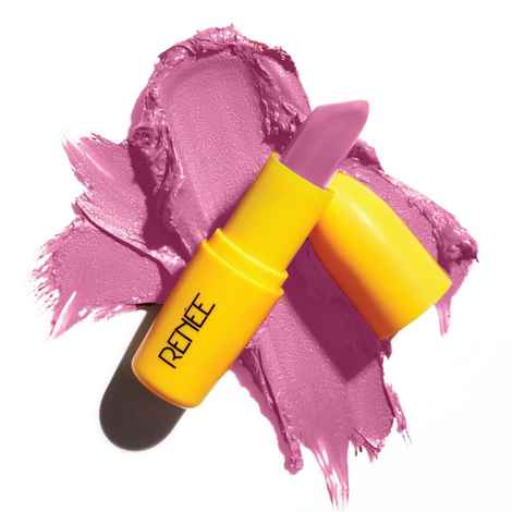 RENEE Everyday Matte Lipstick 05 Cookie, Lightweight & Long Lasting, Intense Color Payoff with Creamy Matte Finish, Enriched with Vitamin C, Hyaluronic acid & SPF 30, 3 gm