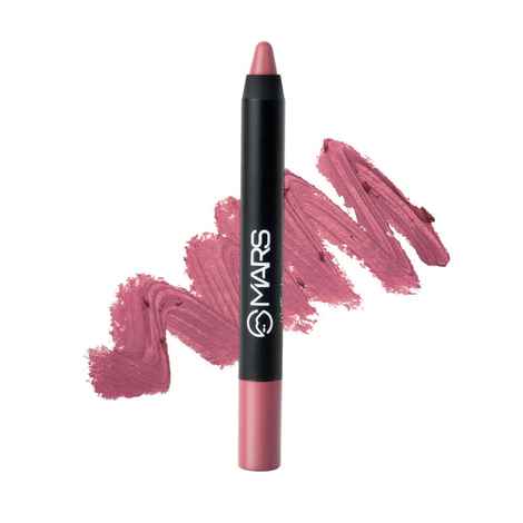 MARS Won't Smudge Won't Budge Crayon Lipstick up to 12 Hours Stay | Matte Finish | Waterproof | Won't Smudge Won't Budge Lip Crayon (3.5 gm) (11-I Am Unstoppable)