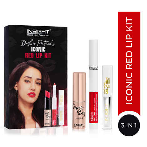 Buy INSIGHT COSMETICS DISHA PATANI'S ICONIC RED LIP KIT,12.3 gm - Purplle