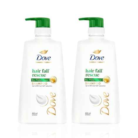 Buy Dove Hair Fall Rescue Shampoo 650 ml (Pack of 2) - Purplle