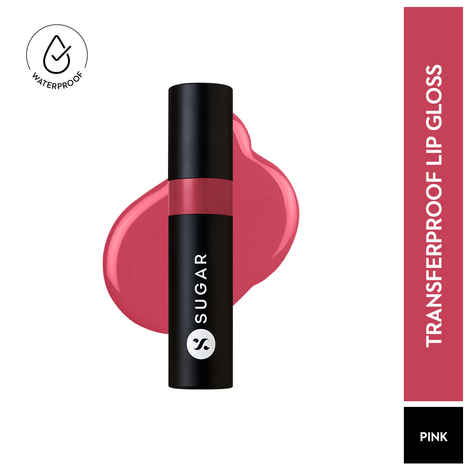 Buy SUGAR Cosmetics Partner In Shine Transferproof Glossy Lipstick with Peptide & Ceramides | Smudgeproof | Lasts upto 12hrs | 3 ml - 07 Strawberry Soju - Purplle