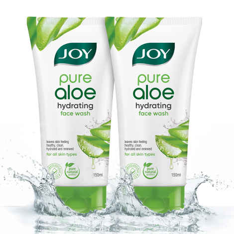 Buy Joy Revivify Pure Aloe Hydrating Aloe Vera Face Wash (150 ml) Pack of 2 - Purplle