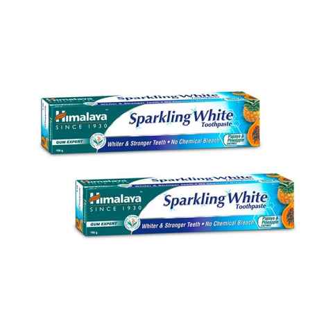 Buy Himalaya Sparkling White Toothpaste Rs.21 off on (2N X 150 gm) - Purplle