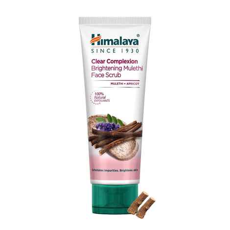 Buy HimalayaA Clear Complexion Brightening MulethiA Face Scrub (100 gm) - Purplle