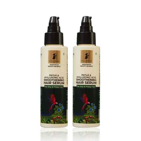 Pilgrim Patua Smoothing Hair Serum Pack Of 2 (100ml * 2)