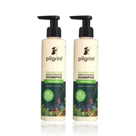 Pilgrim Patua Smoothening Shampoo Pack Of 2 (200ml * 2)