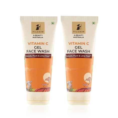 Pilgrim Vitamin C Gel Face Wash- Pack of 2 (100ml * 2)