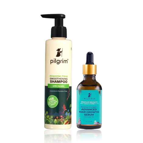 Pilgrim Hair Care Kit (Patua Shampoo 200 ml + Redensyl Hair Growth Serum 50 ml)
