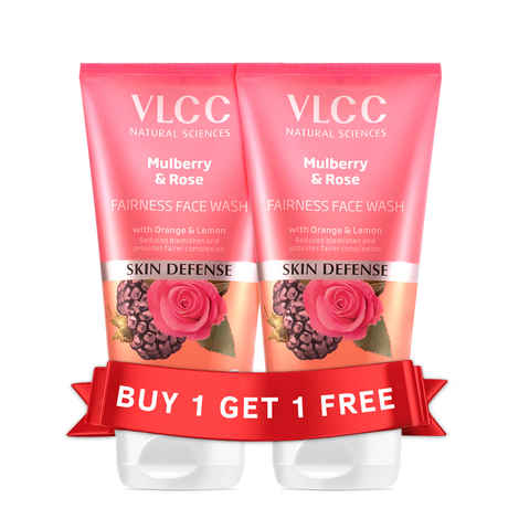 VLCC Mulberry & Rose Facewash (150 ml+150 ml) (Buy 1 Get 1 Free)