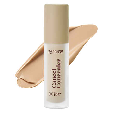 Buy MARS Cancel Concealer for Face Makeup with Radiant Natural Finish | 06-Honey Glow | 6 ml | Lightweight | Medium to High Coverage | Long-Lasting & Multi-Purpose | Crease Resistant - Purplle