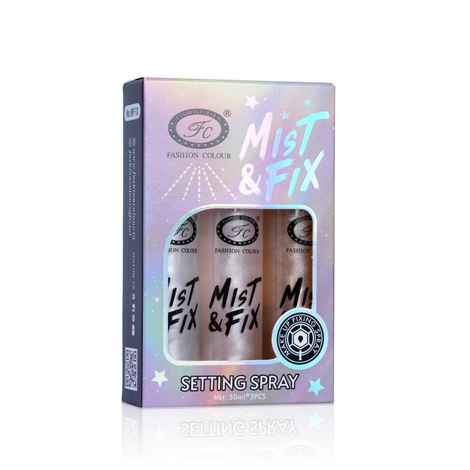 Buy Fashion Colour Mist & Fix Setting Spray 3 Pcs Set ( 30 ml * 3 Pcs ) - Purplle