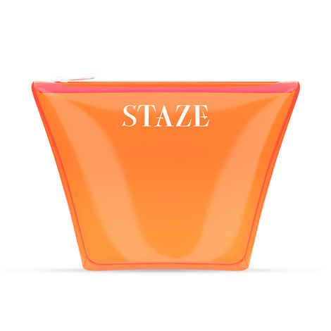 Buy Staze 9to9 Neon Pouch - Orange 1 pc - Purplle