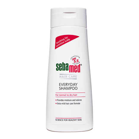 Buy Sebamed Everyday Shampoo,200 ml|PH 5.5|Normal to dry hair| Extra mild formula|Gives moisture & volume - Purplle