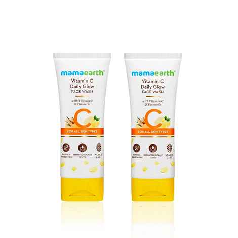 Buy Mamaearth Vitamin C Face Wash with Vitamin C and Turmeric for Skin Illumination - 100 ml*2 - Purplle