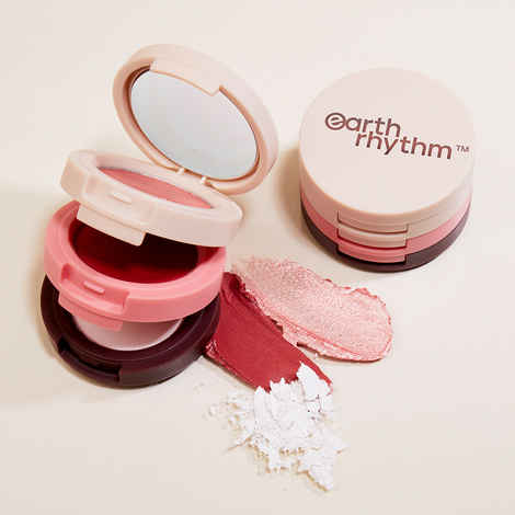 Buy Earth Rhythm Dab Set Go 3-in-1 Face Palette - Cosmopolitan- 7 gm - Purplle