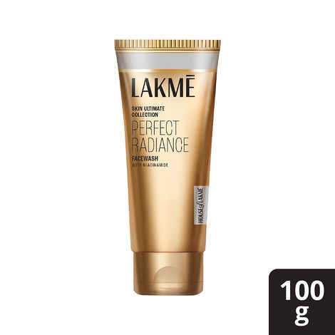 Lakme Perfect Radiance Brightening Facewash with 98% Pure Niacinamide Complex | For Anti Pigmentation and Removes Dark Spots| All Skin Types | 100 gm