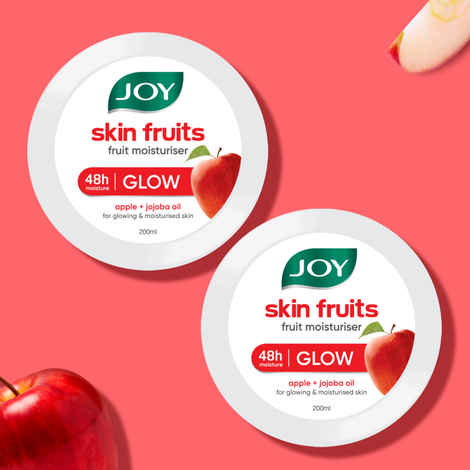 Buy Joy Skin Fruits Fruit Moisturizing Skin Cream, For All Skin Types (200 ml x 2) - Purplle