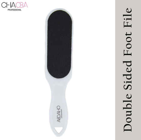Chaoba Professional Double Sided Foot Scrubber for Dead Skin Callus Remover Pedicure Tool (CHFS-08) - 1 Pc