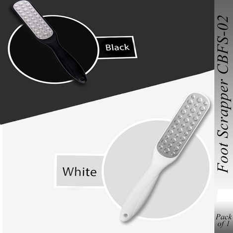 Buy Chaoba Professional Foot Rubbing artifact to remove dead calluses foot scrubber skin grinder Black(CBFS-02)(Color May Vary) - 1 Pc - Purplle