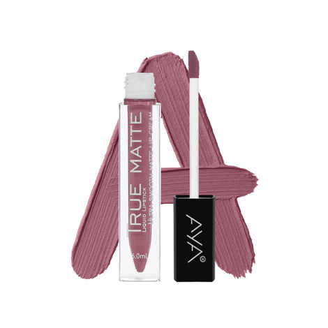 AYA True Matte Liquid Lipstick, Ultra Smooth Matte Lip Cream, 01 Pink, 6 ml