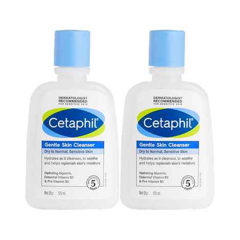 Cetaphil Gentle Skin Cleanser Pack of 2 (125ml*2)