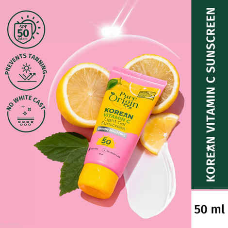 Pure Origin Korean Vitamin C Bright Boosting Light Gel Sunscreen 50 ml