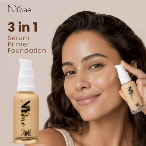 Buy NY Bae 3 in 1 Serum Foundation - Pure Beige 16 (30 ml) - Purplle