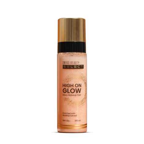 Buy Swiss Beauty Select High on Glow Hydrating Fixer with glass-like glow | Non- Sticky & Quick Drying |100gm - Purplle